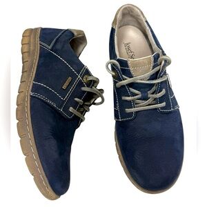 Josef Seibel Steffi 59 Women navy Nubuck Lace Up Sneakers size 39 US 8